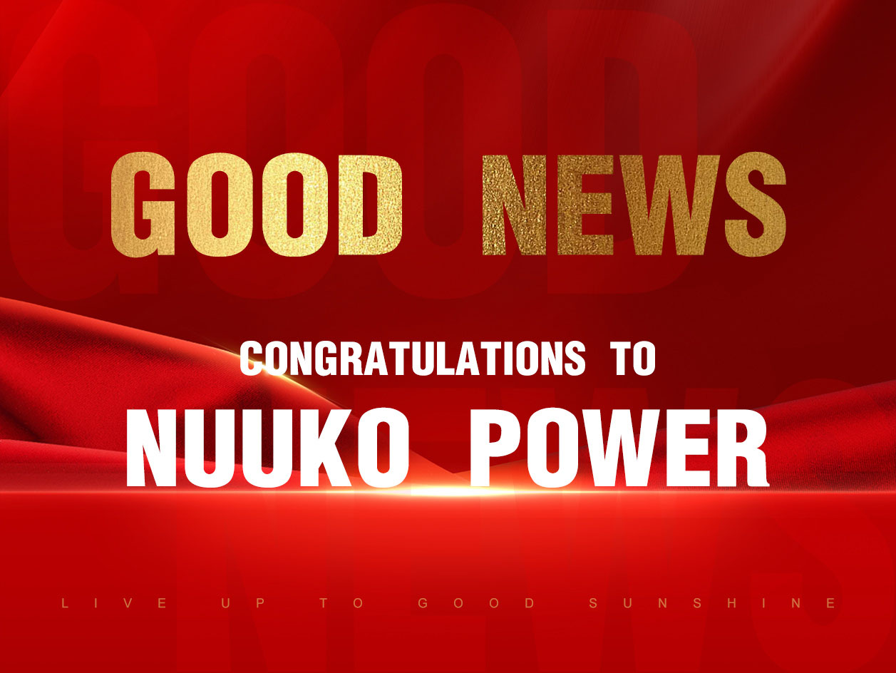 تهانينا لشركة NUUKO POWER لفوزها بأكبر 10 شركات للتجارة الإلكترونية عبر الحدود في مقاطعة آنهوي